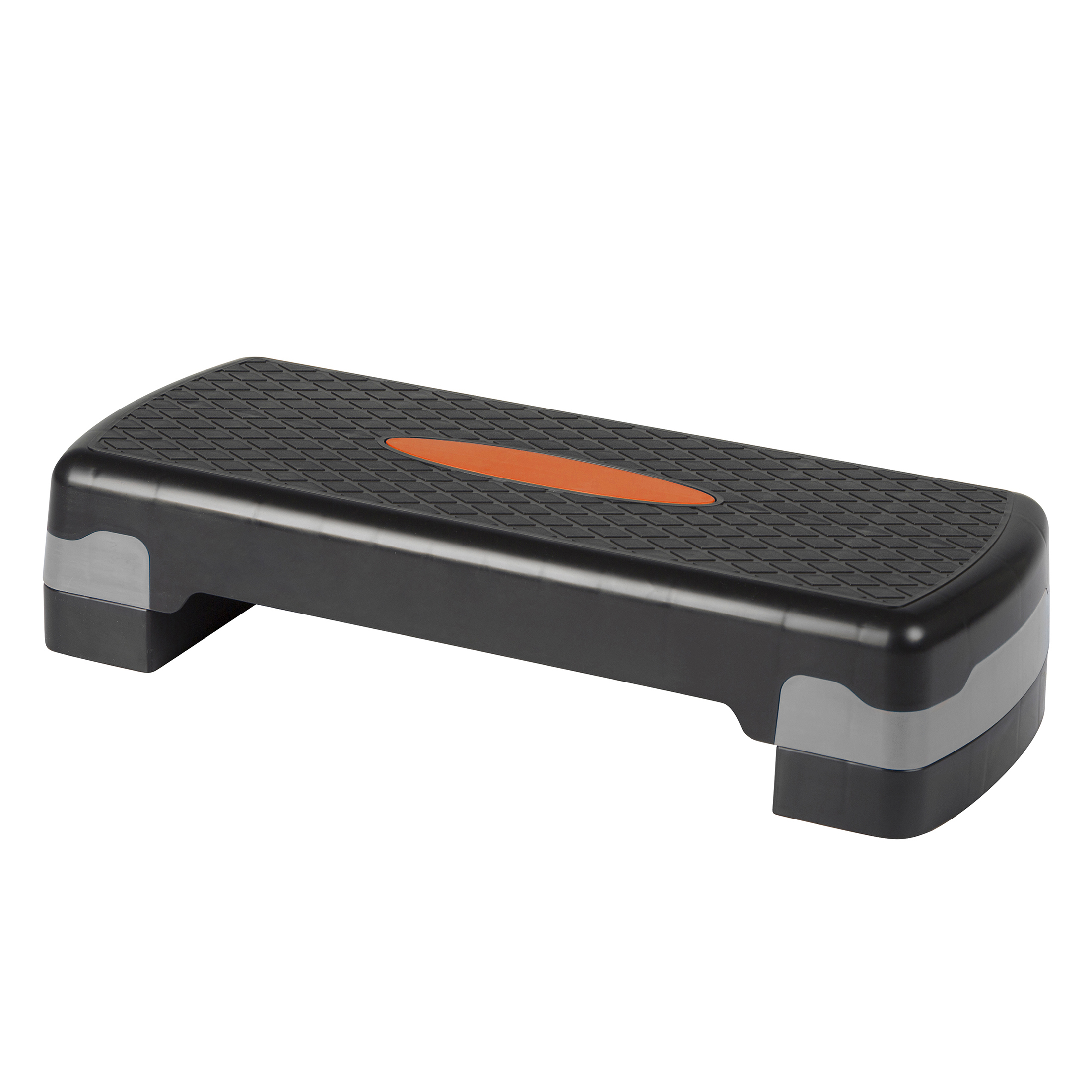 kg 2 zu Stufen Aerobic in nutzen, Steppbrett ZOOMYO schwarz/orange für 150 Fitnessbrett, zuhause bis