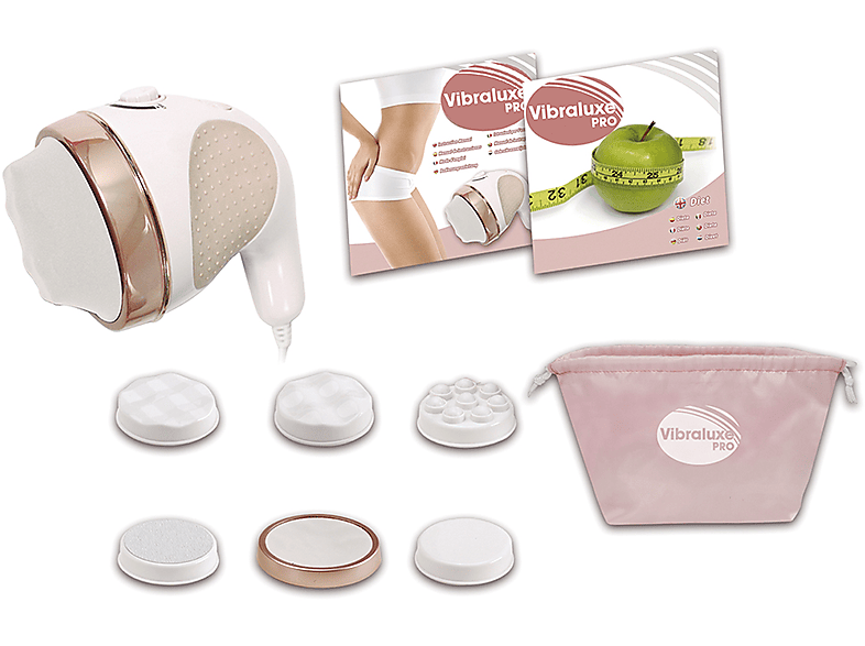 Vibralux Pro Massagegerät Gold für Damen Massagegerät INDUSTEX