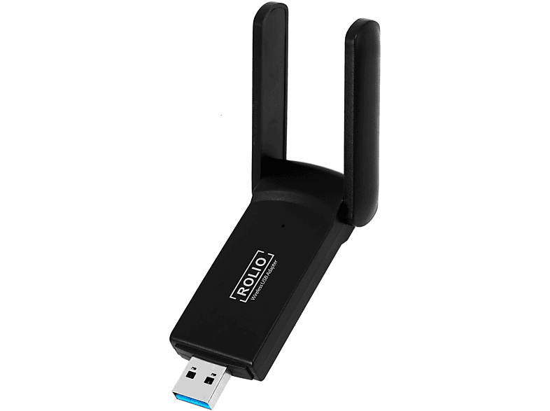 ROLIO 1200Mbps Dual Antenne USB WLAN WiFi Adapter