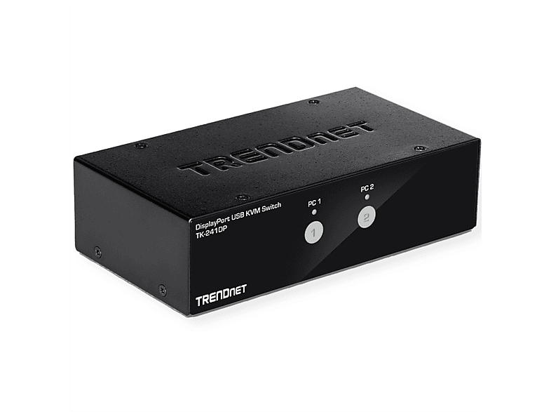 TRENDNET TK-241DP KVM Switch 2-Port DisplayPort (KVM)-Switches Tastatur/Video/Maus