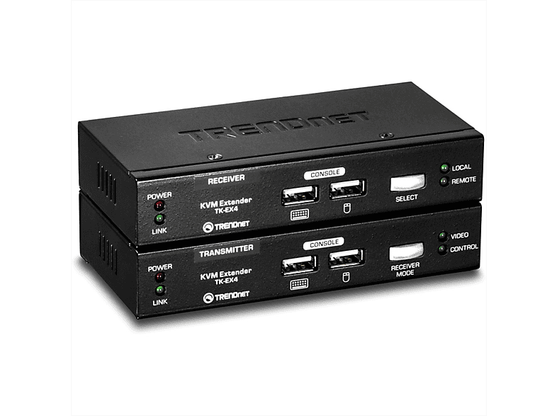 TRENDNET KVM-Extender TK-EX4 USB KVM Extension Kit