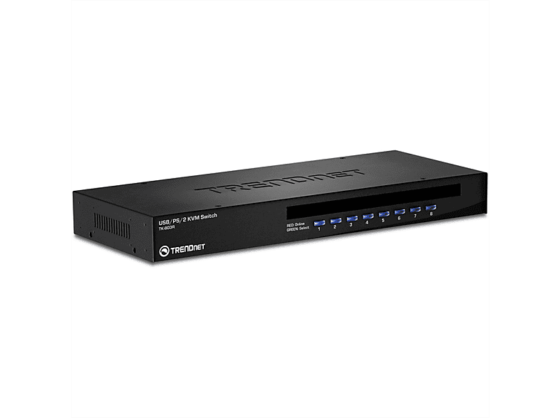 TRENDNET TK-803R KVM Switch Tastatur/Video/Maus USB/PS/2 Rack (KVM)-Switches Mount 8-Port