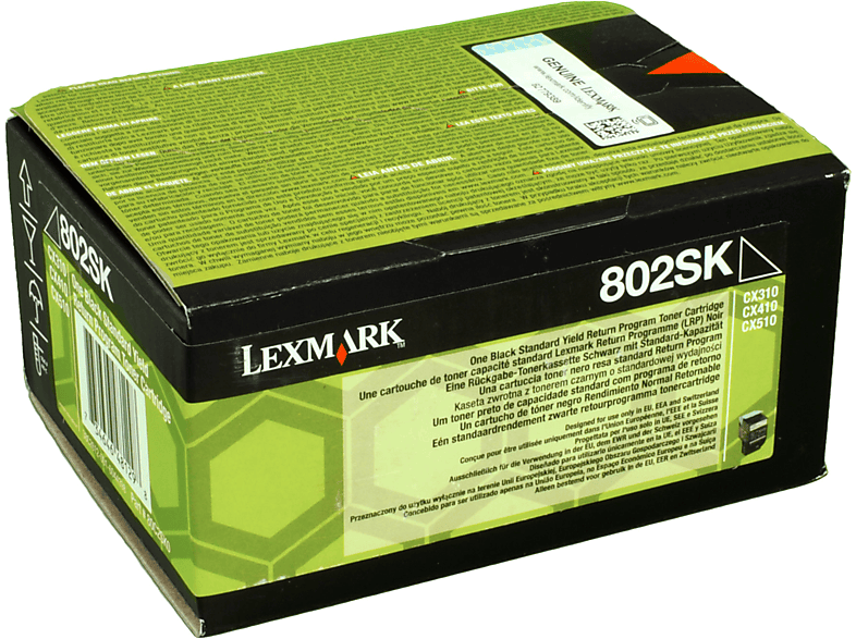 LEXMARK 80C2SKE, Toner (80C2SK0) 80C0S10 schwarz