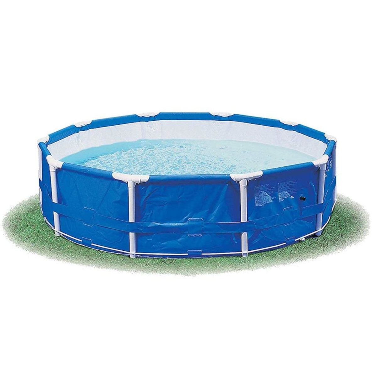 INTEX Frame Pool, Filterpumpe Pool blau inkl. Metal