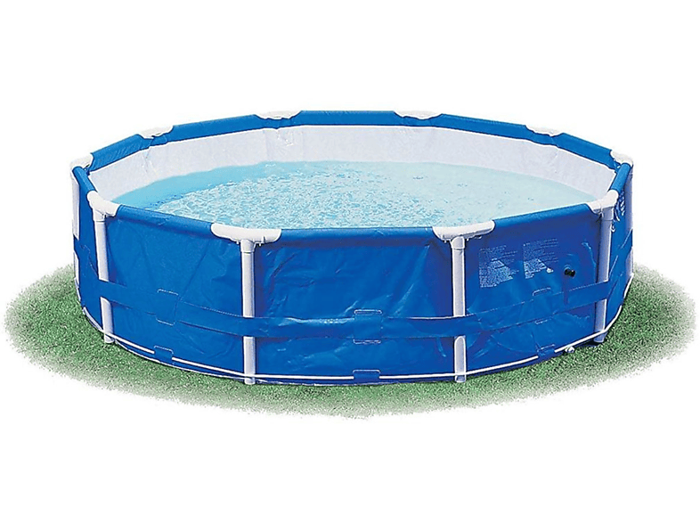 INTEX Metal Frame Pool inkl. Filterpumpe Pool, blau MediaMarkt