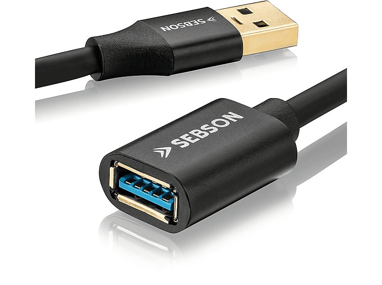 SEBSON USB Verlängerung 5m Stecker Buchse Datenkabel USB Kabel MediaMarkt
