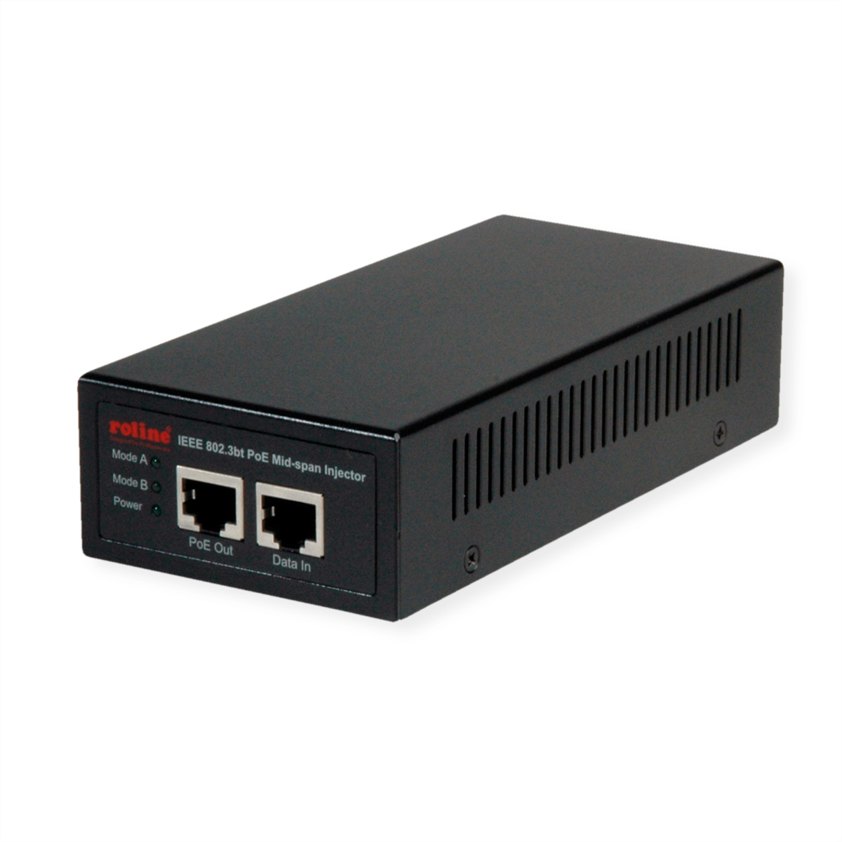 Injektor ROLINE Injektor Gigabit (IEEE Gigabit 802.3bt), PoE 90W PoE++ Mid-Span