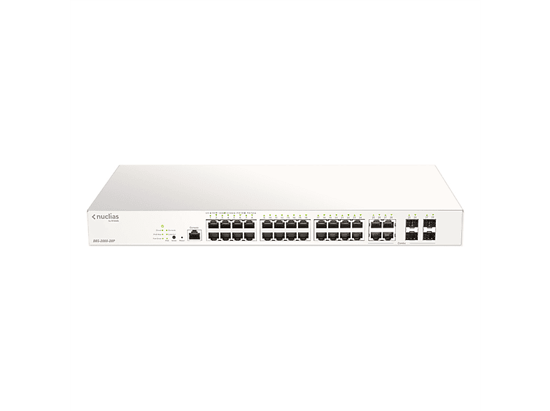 DLINK DBS200028P PoE+ Gigabit Switch 28Port Nuclias Cloud Managed