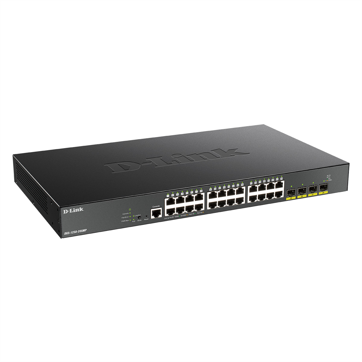 D-LINK DGS-1250-28XMP Gigabit Managed PoE+ 28-Port Switch PoE 10G PoE Smart Gigabit Switch 4x