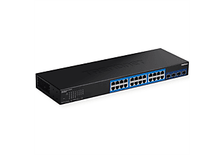 TRENDNET TEG-30284 28-Port Switch Gigabit mit 4 x 10G SFP+ Gigabit Ethernet Switch