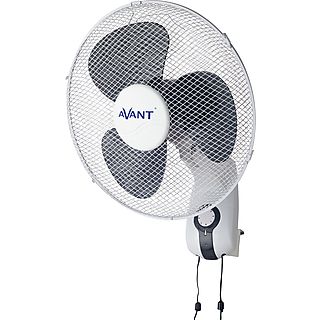 Ventilador de pared - AVANT AV7729, 45 W, 3 velocidades, Blanco