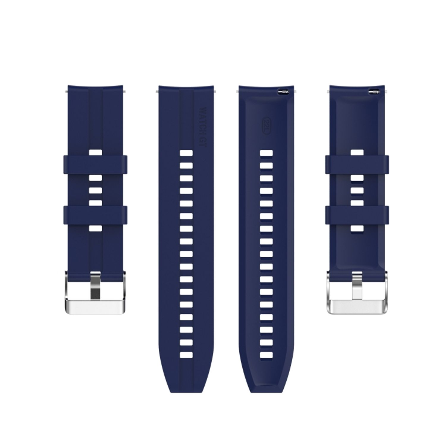 KÖNIG DESIGN Sportarmband, Ersatzband, 46mm, GT Blau 3 Watch Huawei