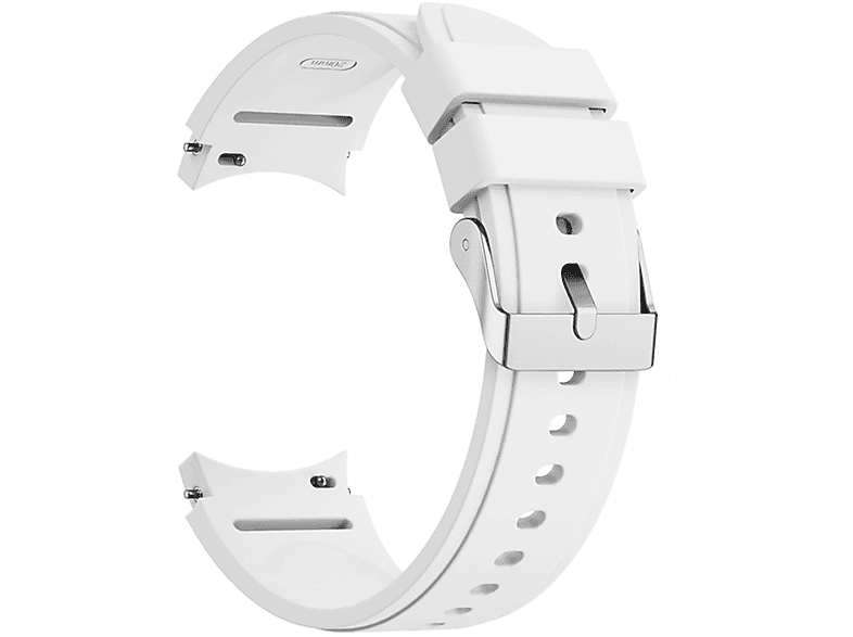 KÖNIG DESIGN Sportarmband, Ersatzband, Classic 42mm, Weiß Galaxy Watch Samsung, 4