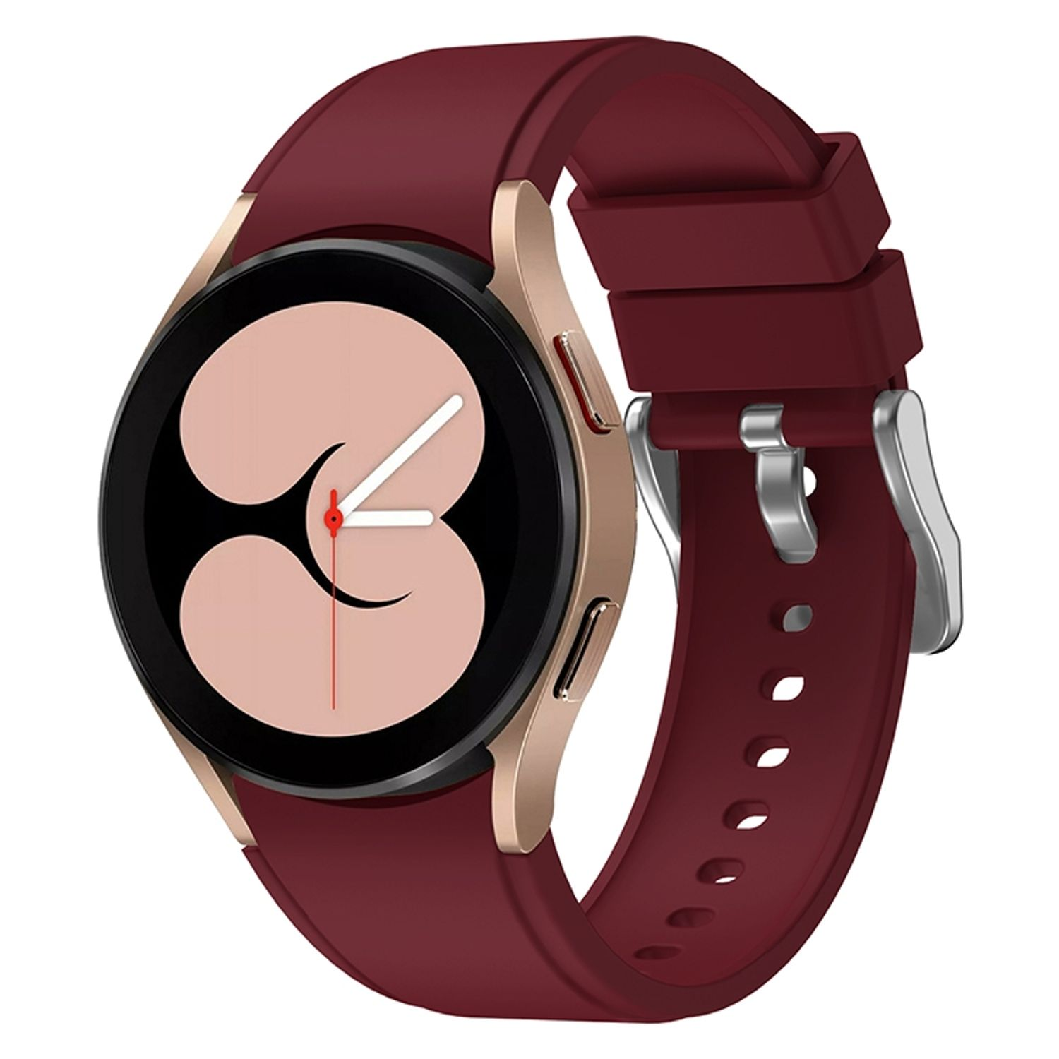 Samsung, Watch Rot Ersatzband, DESIGN Sportarmband, Galaxy 42mm, KÖNIG Classic 4