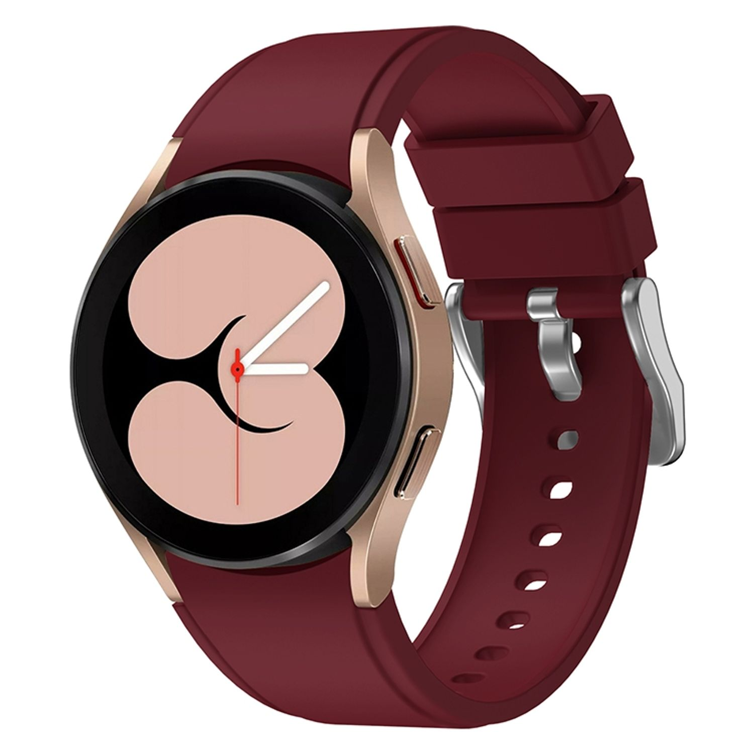 KÖNIG DESIGN Sportarmband, Ersatzband, 4 Galaxy Samsung, Rot Watch Classic 42mm