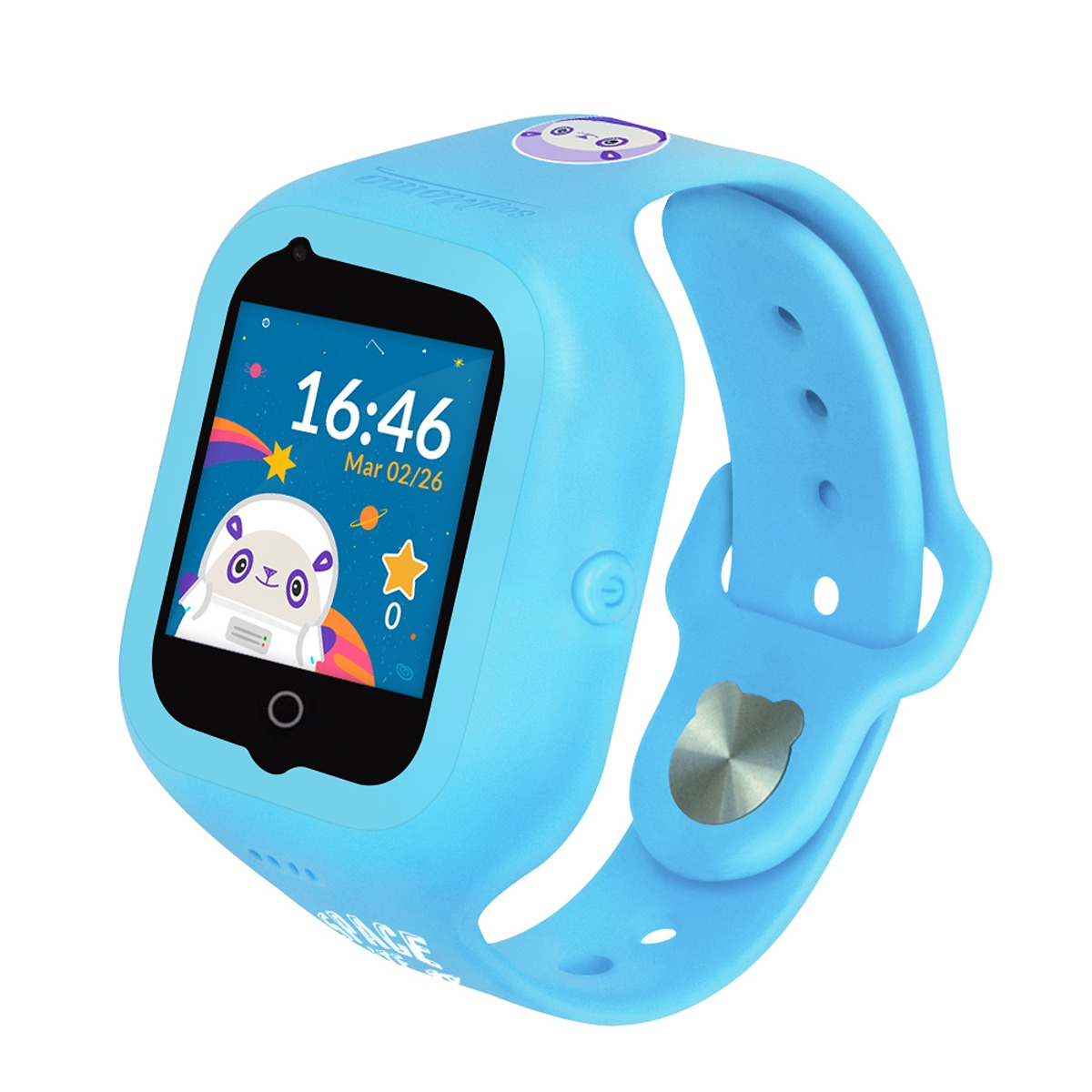 Blau SOYMOMO 10 Smartwatch Lite Kinder Space cm, Silikon,