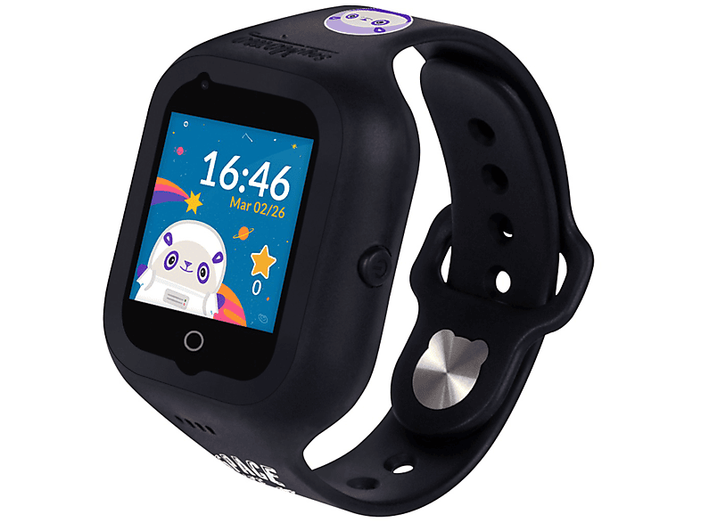 SOYMOMO Space Lite Kinder Smartwatch Schwarz 10 cm, Silikon