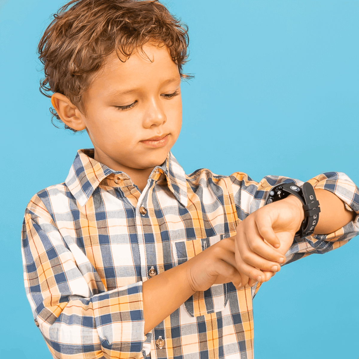 Lite Silikon, Schwarz 10 Space Smartwatch cm, Kinder SOYMOMO