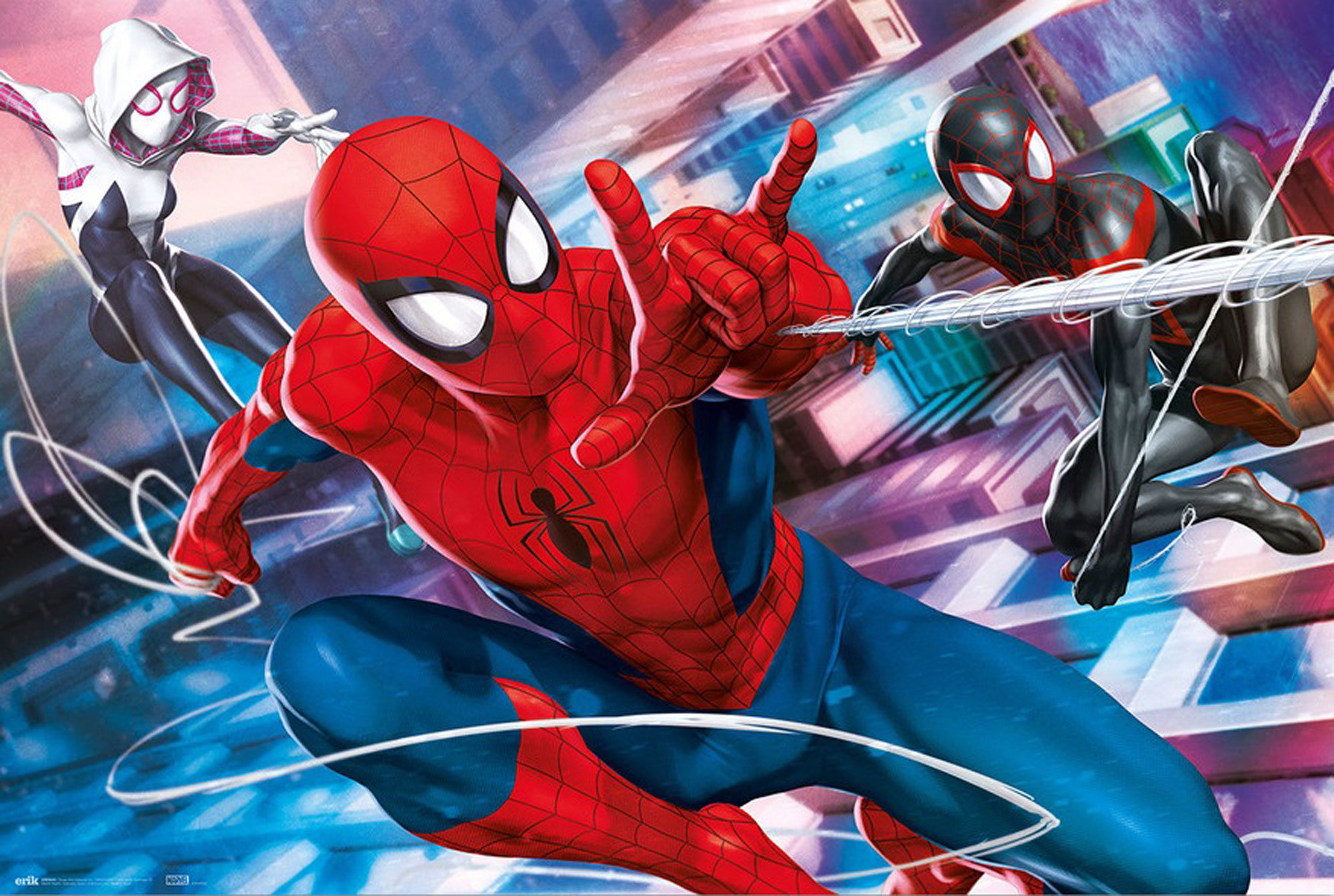 Peter, Spider-Man & Gwen - Miles
