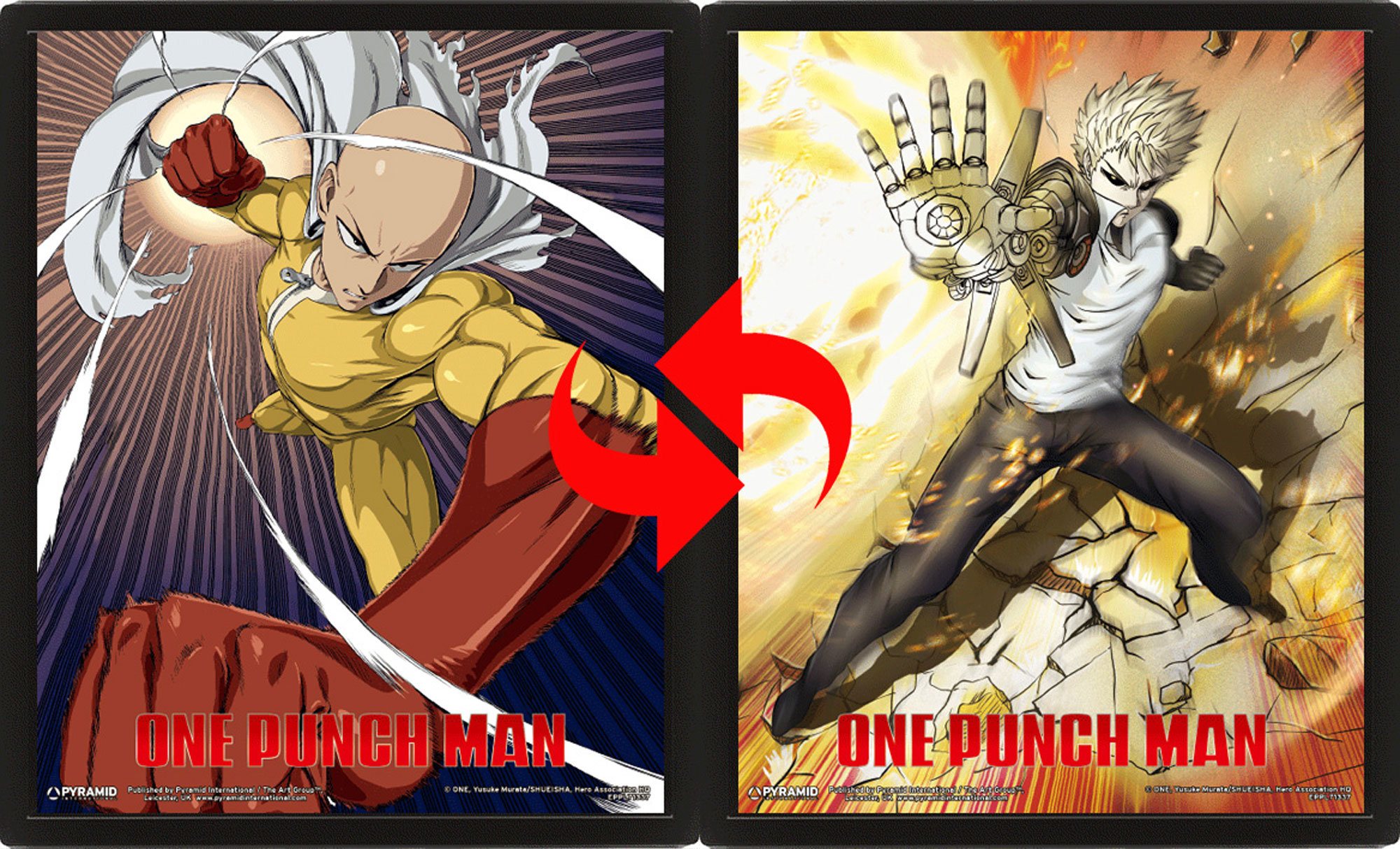 One Punch Man and - Genos Saitama