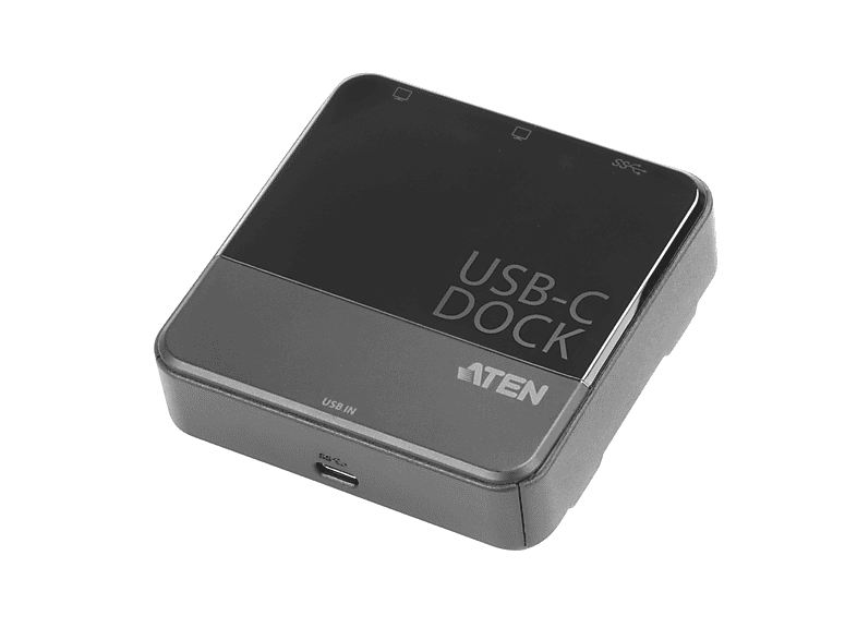 HDMI ATEN Adapter, Mini Dual schwarz USB-HDMI USB-C Dock UH3233