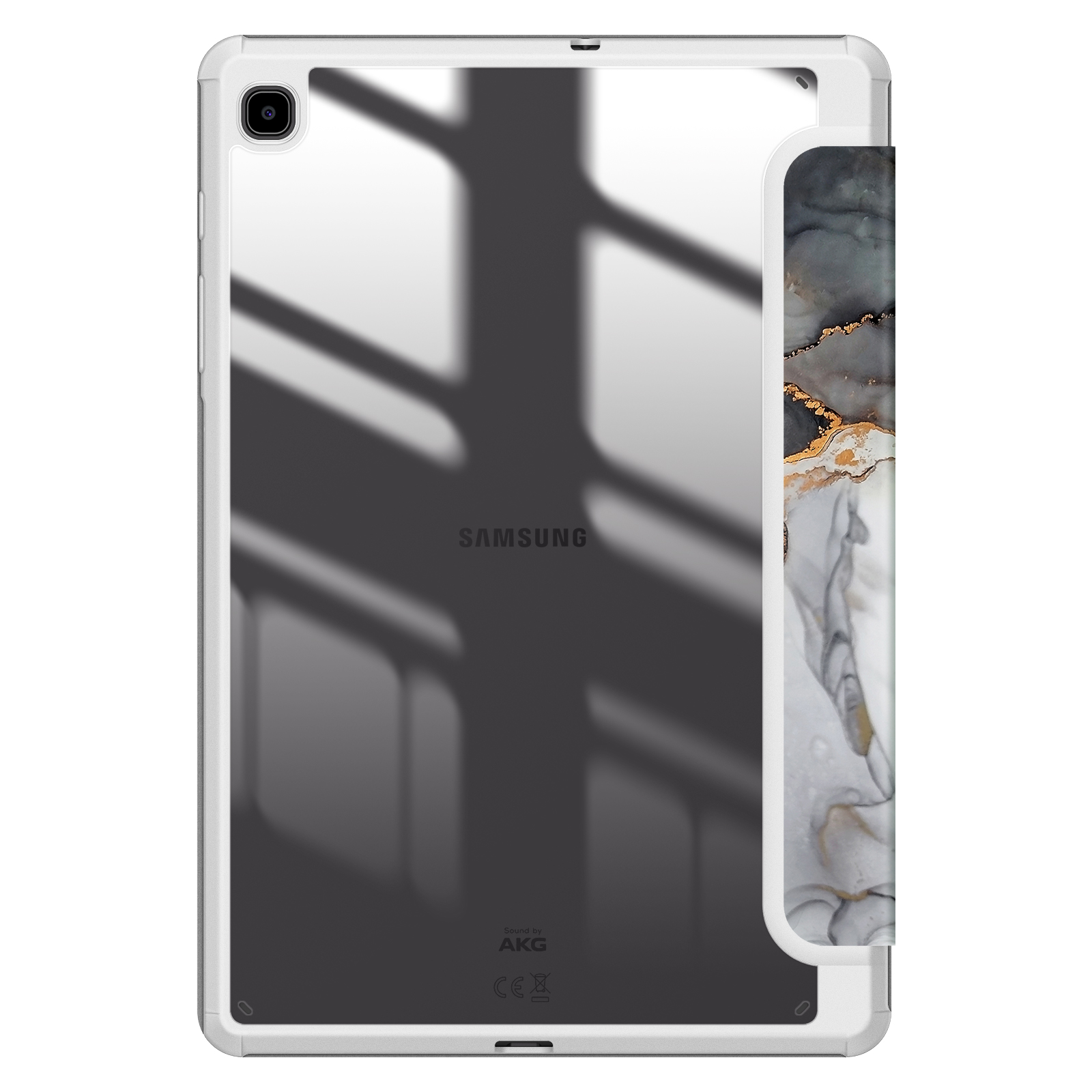 Marmor Samsung Tablethülle für Trübe Bookcover Hülle Thermoplastisches Polyurethan, FINTIE
