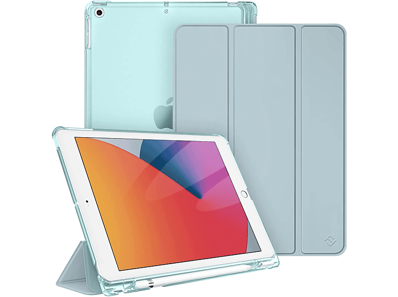 Apple für Kunstleder, Bookcover Eisblau Tablethülle FINTIE Hülle Kunststoff,