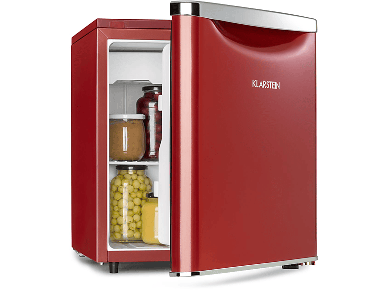 KLARSTEIN Yummy Mini-Kühlschrank (F, 51 cm hoch, Rot)