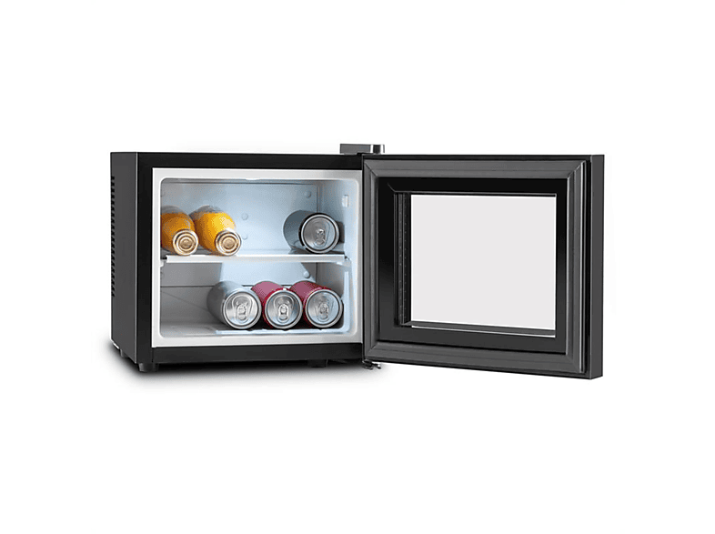 KLARSTEIN Frosty Mini-Kühlschrank (B, 30,30 cm hoch, Schwarz)