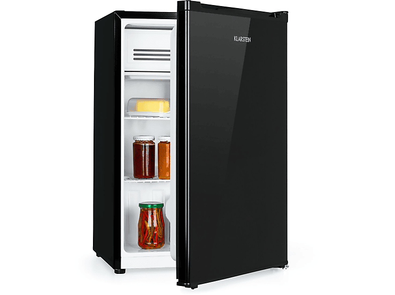 Mini-Kühlschrank KLARSTEIN cm hoch, Delaware 74 Schwarz) (E,