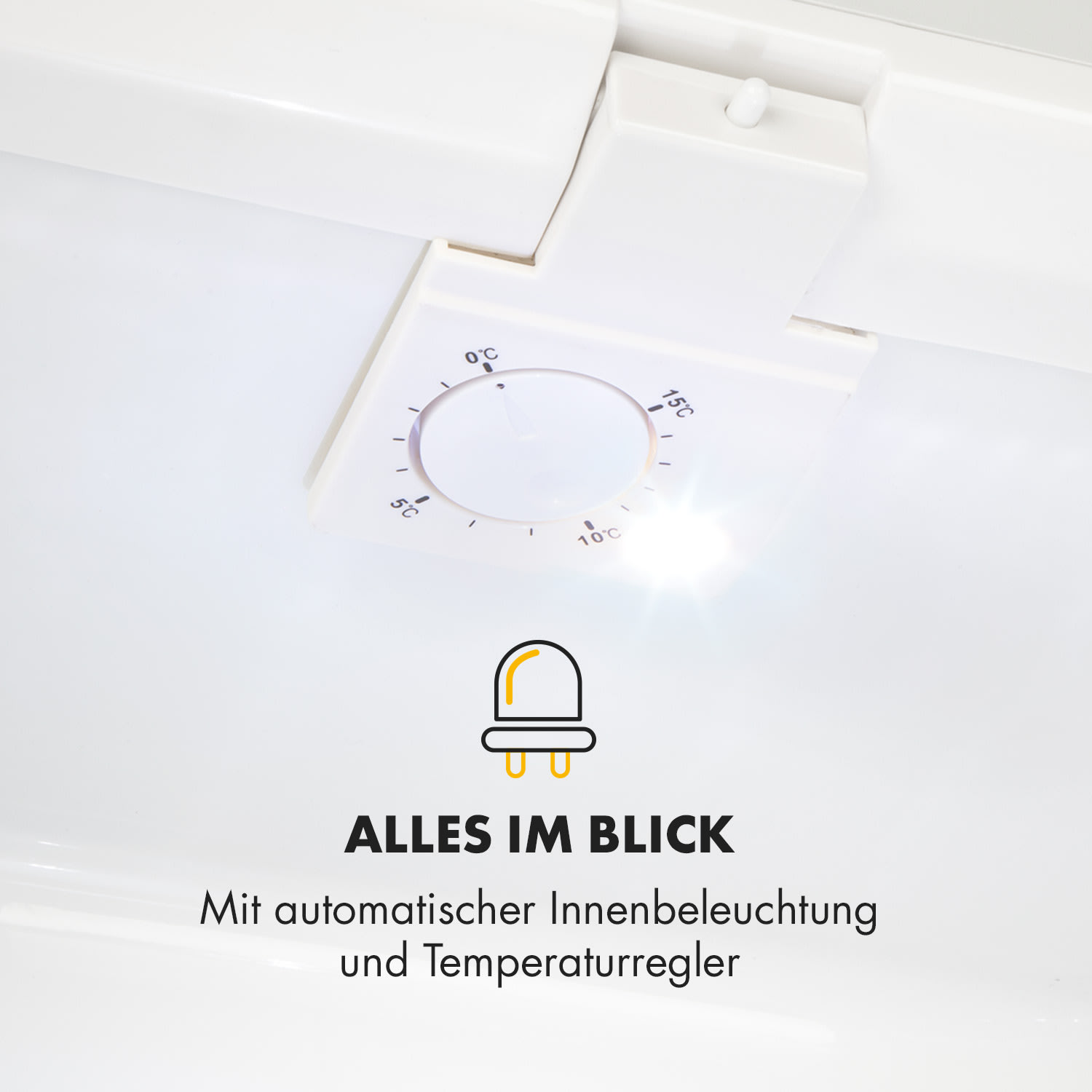 Silent Cool Weiß) hoch, Mini-Kühlschrank KLARSTEIN (G, 47,5 cm