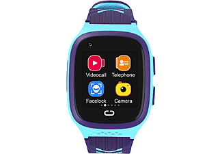 KAREN M LT31 Blau Smartwatch Silikon, Kinder, Blau