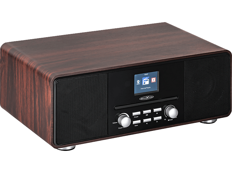 REFLEXION HRA19INT/WD Radio, Internet Bluetooth, wood DAB, FM, DAB+, Internetradio, DAB+/UKW,