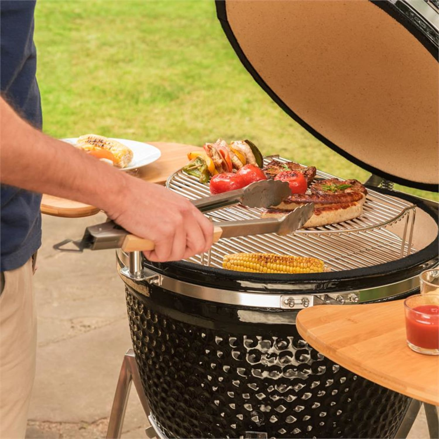 KLARSTEIN Schwarz Grill, Kamado Kingsize