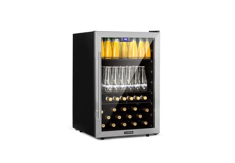 KLARSTEIN Beersafe XXL Mini-Kühlschrank (F, 84 cm hoch, Edelstahl