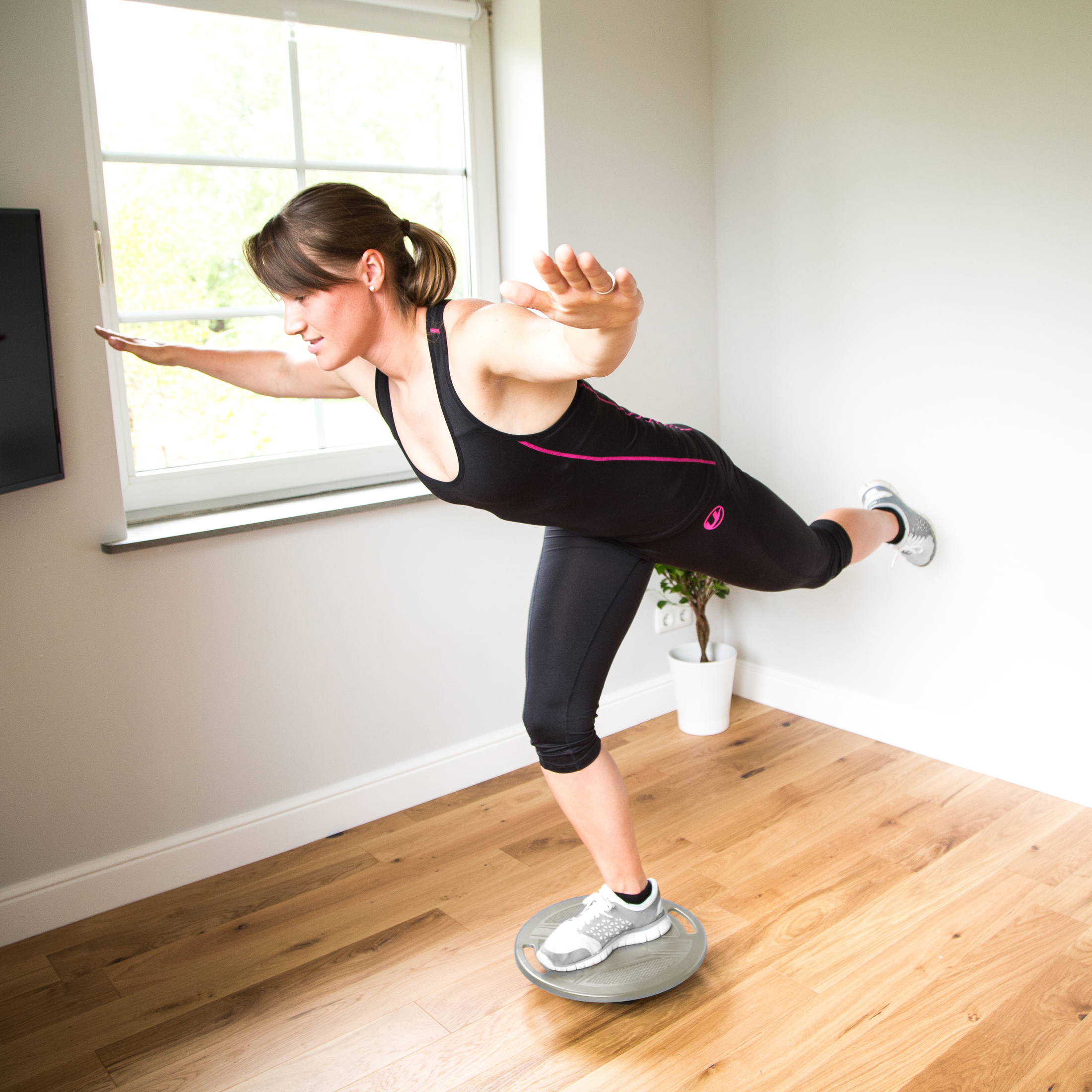 Anfänger sowie Therapiekreisel und ZOOMYO Profis, und Grau Reha,Gymnastik fü Balance Erwachsene Kinder Board, Balance für Board