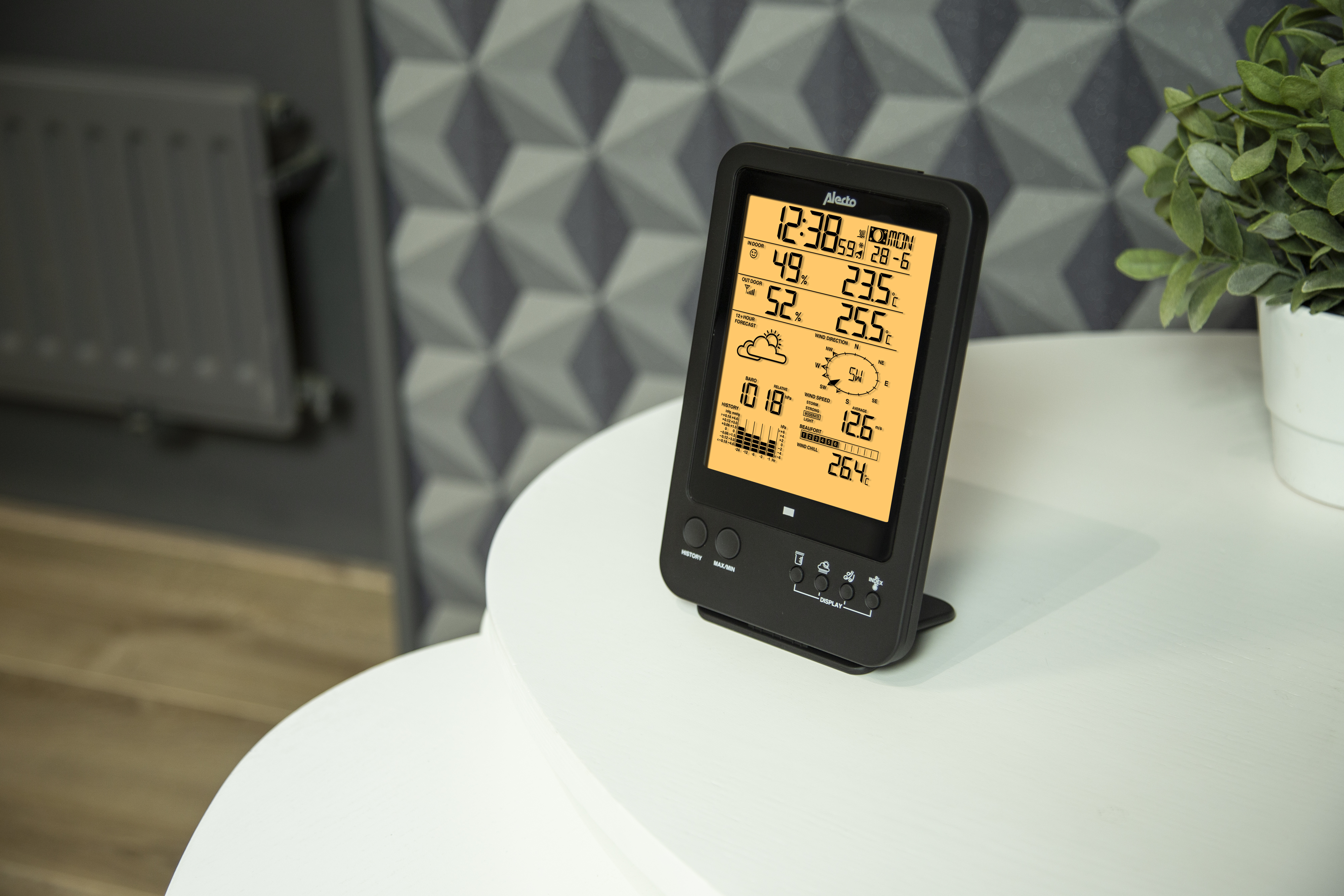 ALECTO WS-4700 - Sensore esterno wireless - Professionale Stazione meteorologica