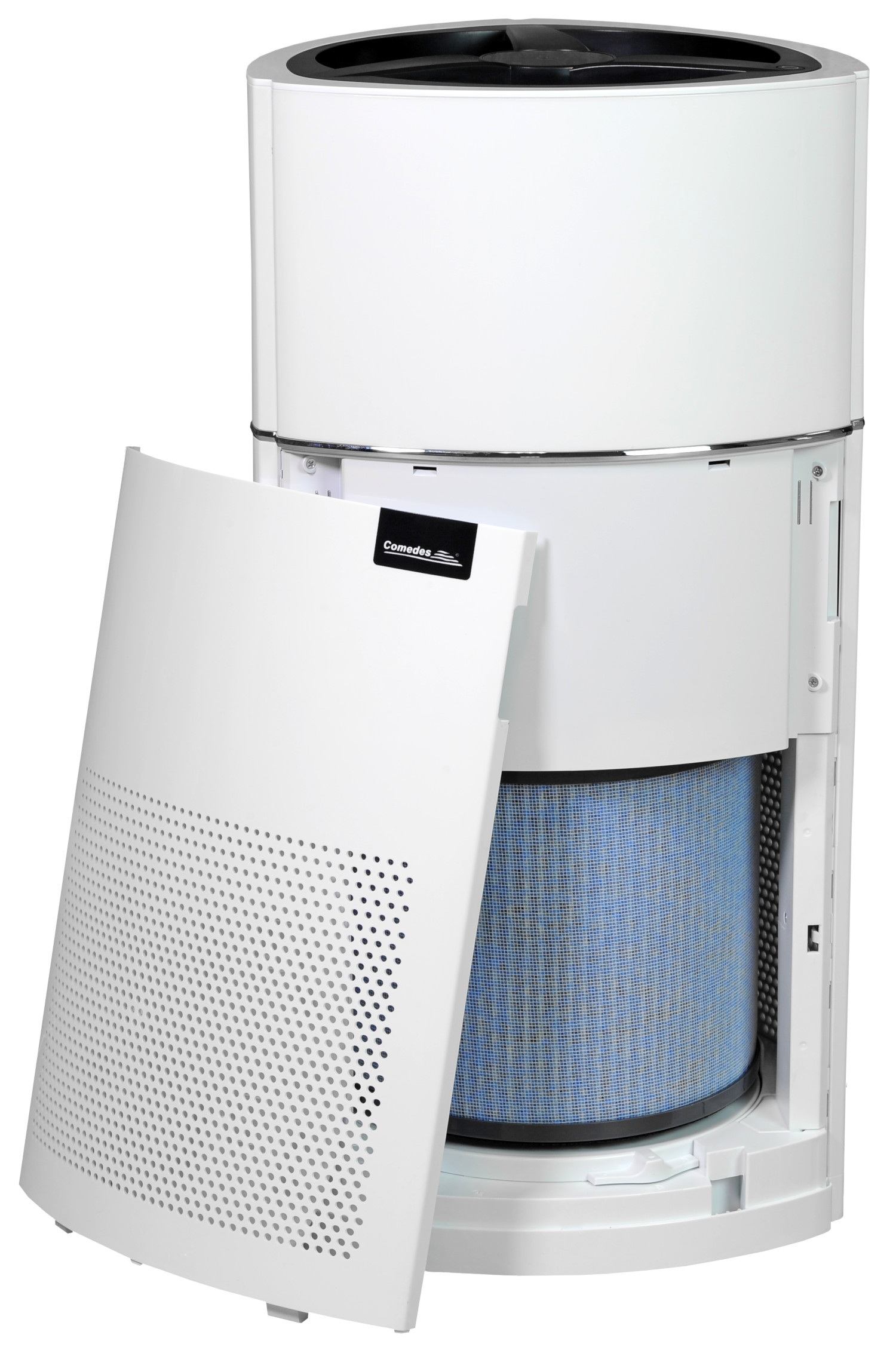 COMEDES HEPA Luftreiniger Comedes Luftreiniger mit Weiß 60 Lavaero Raumgröße: (40 H13 Watt, Filter bis 60m², 900 m²)