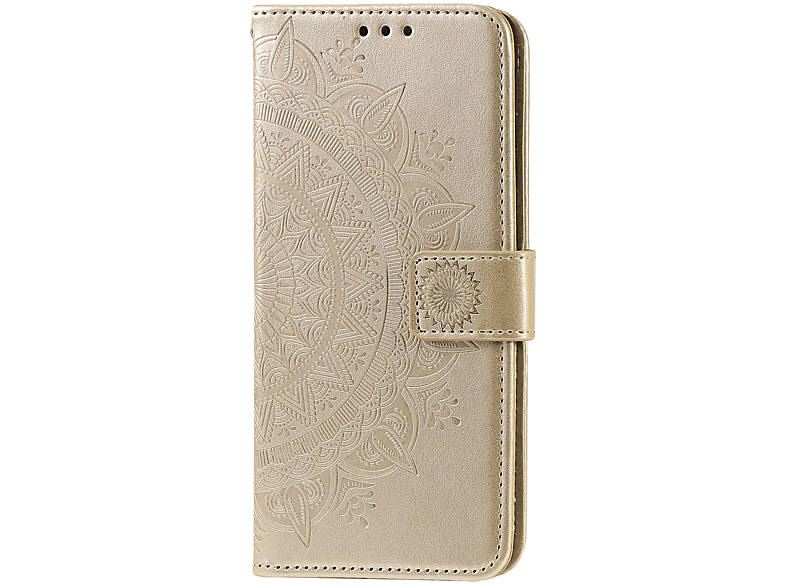 KÖNIG DESIGN Book Case, Bookcover, Samsung, Galaxy A23, Gold