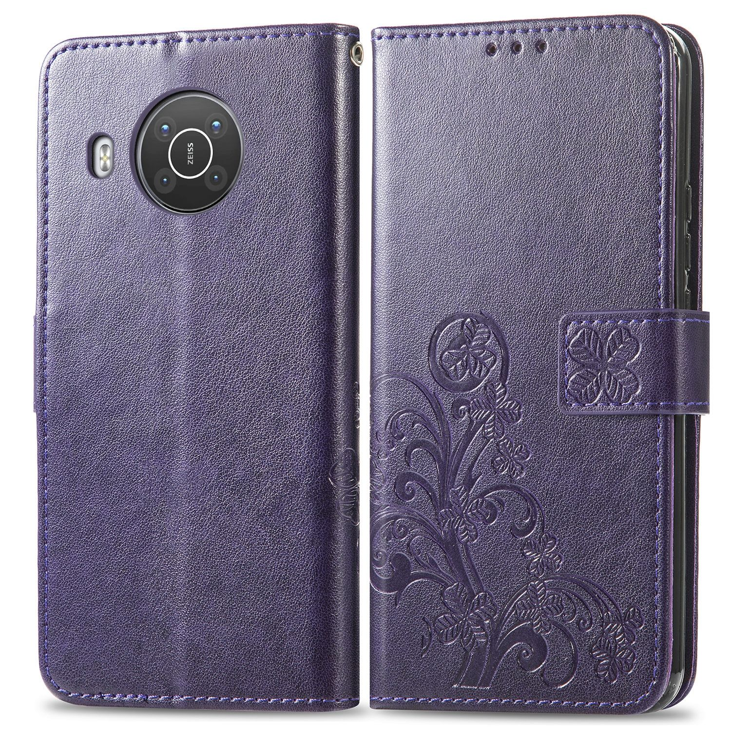 Book Lila Bookcover, Case, Nokia, DESIGN KÖNIG X10,