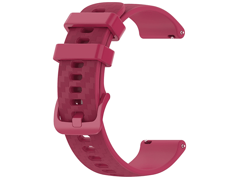 KÖNIG DESIGN Sportarmband, Ersatzband, Huawei, 3 GT 42mm, Burgund Watch