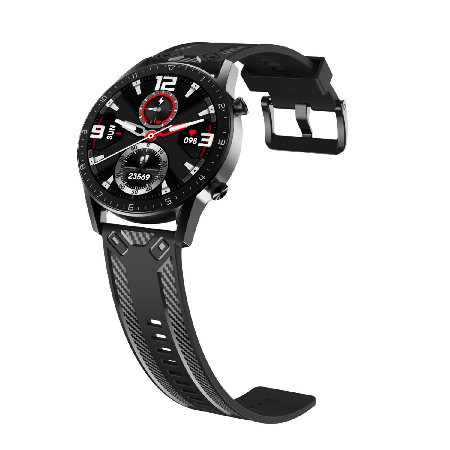 KÖNIG DESIGN Sportarmband, Ersatzband, Huawei, GT Watch 2 42mm, Schwarz
