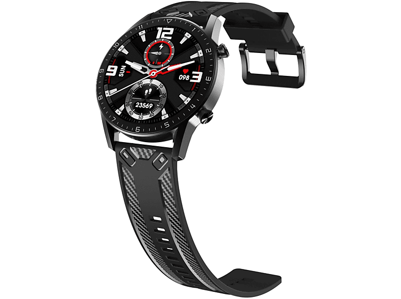 Huawei, 42mm, 2 Schwarz Ersatzband, GT Watch KÖNIG Sportarmband, DESIGN