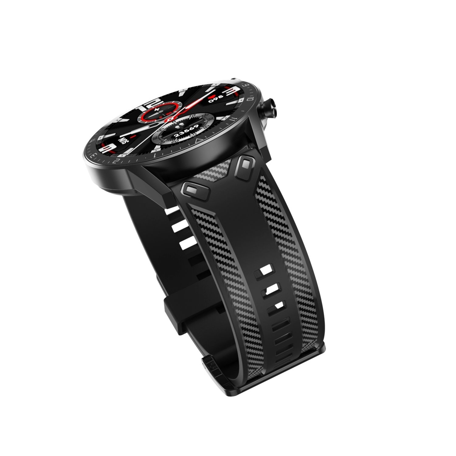 Sportarmband, Huawei, KÖNIG 2 DESIGN Ersatzband, Schwarz Watch 42mm, GT