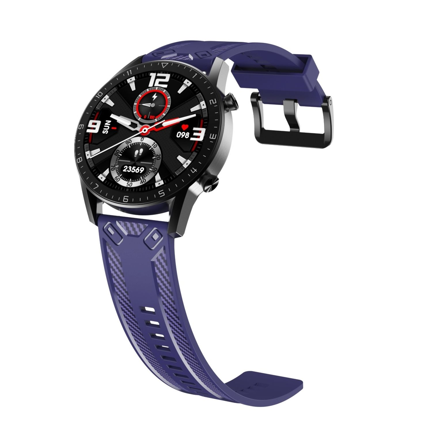 GT 2 Blau KÖNIG Watch Sportarmband, 42mm, DESIGN Ersatzband, Huawei,