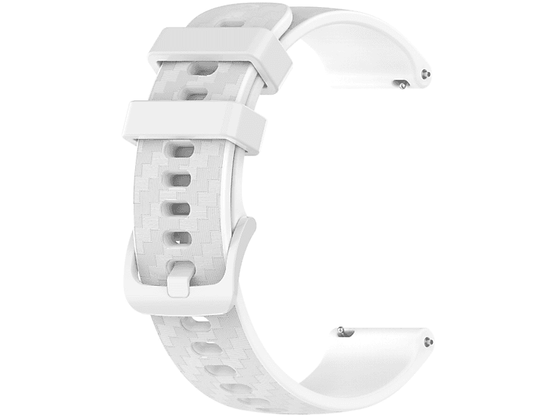 Sportarmband, KÖNIG VivoMove Weiß Luxe Garmin, DESIGN Ersatzband, 20mm,