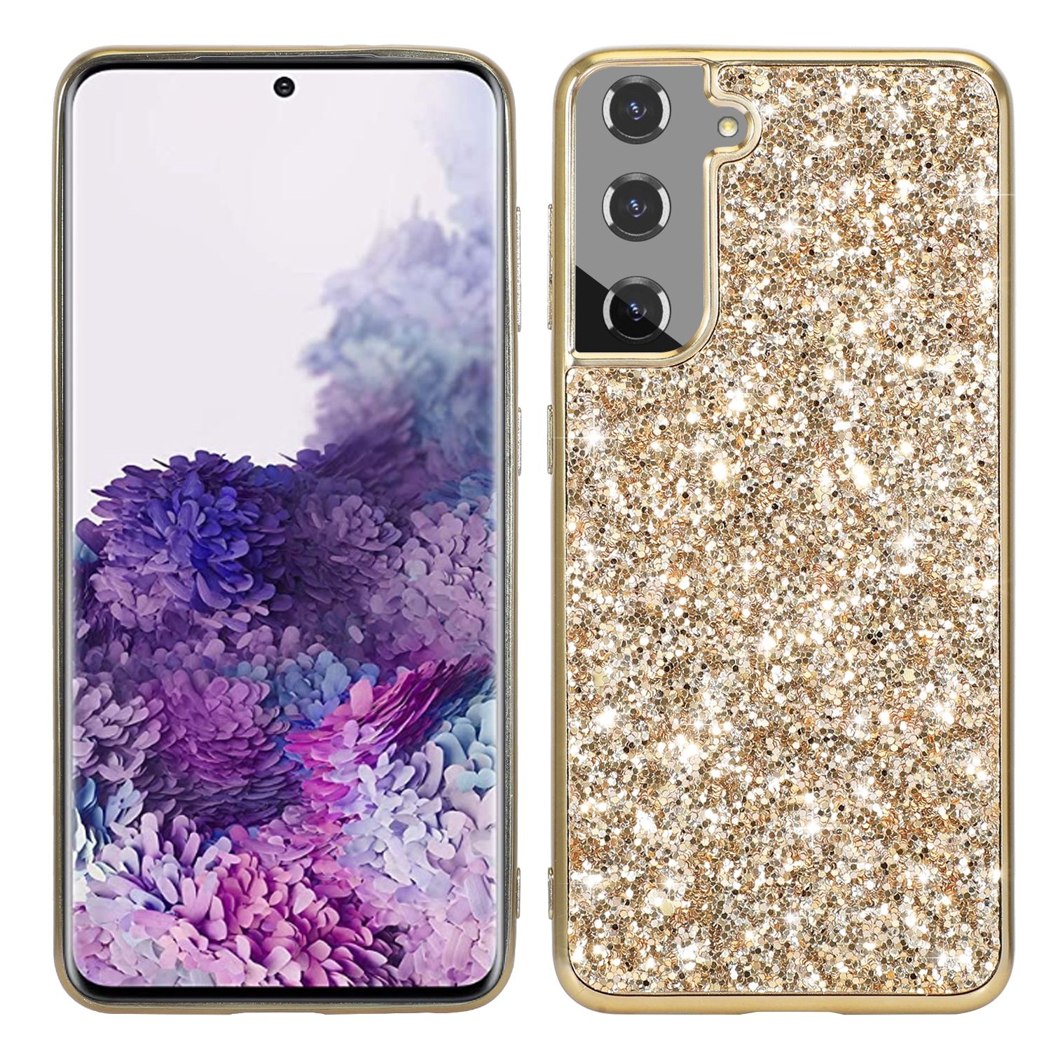KÖNIG DESIGN Case, Backcover, Samsung, 5G, Galaxy Plus Gold S22