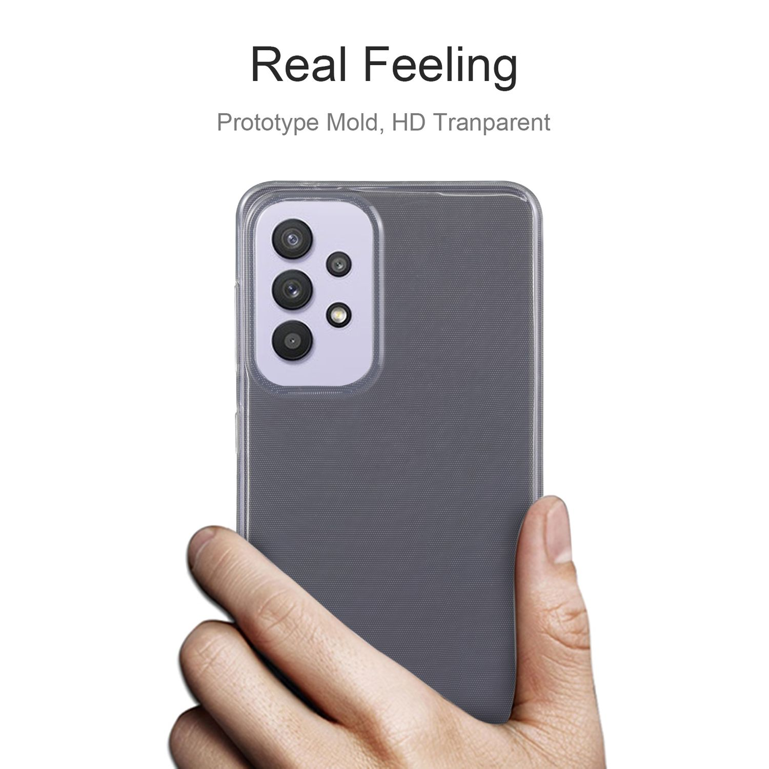 KÖNIG DESIGN Schutzhülle, Backcover, Samsung, Galaxy 5G, Transparent A33