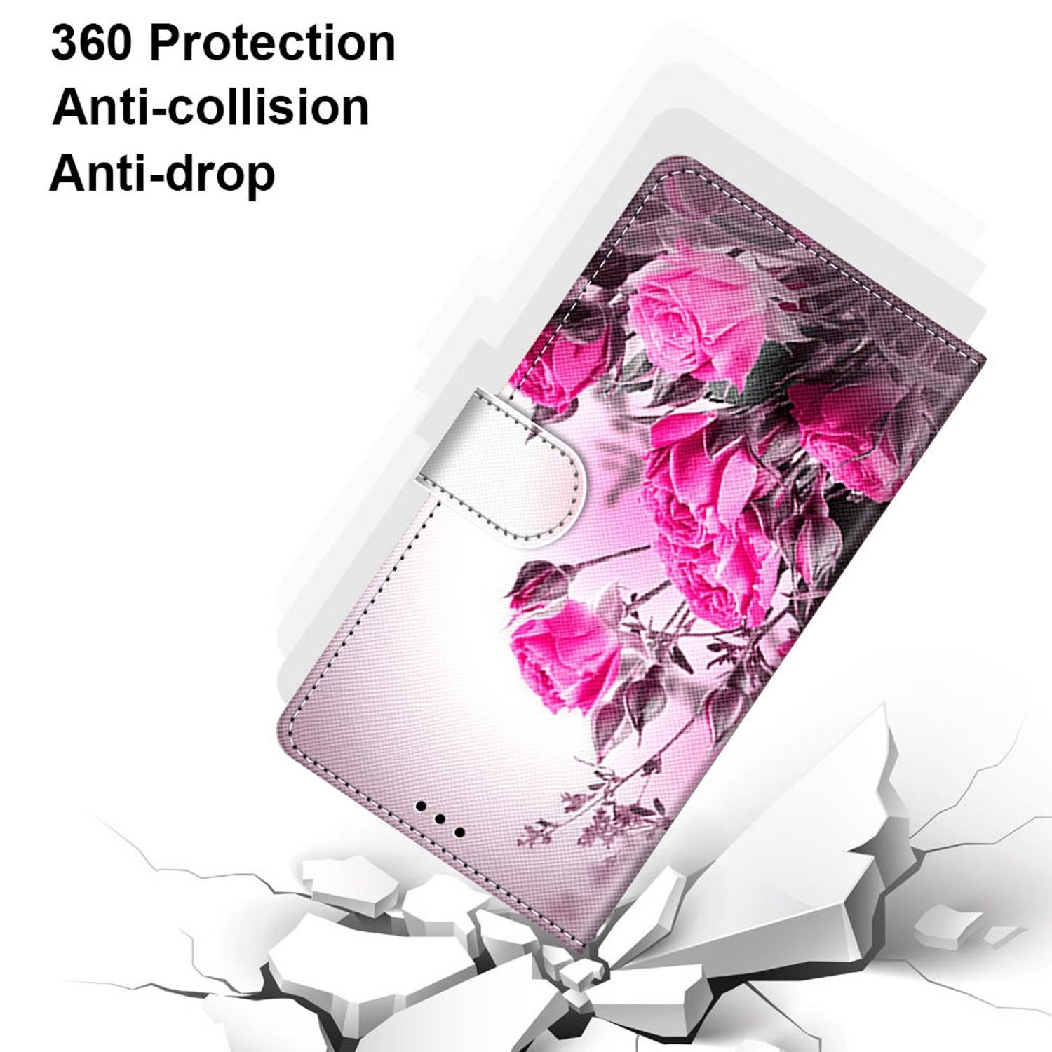 Samsung, Bookcover, DESIGN Rose KÖNIG Wilde 5G, Plus S22 Case, Book Galaxy