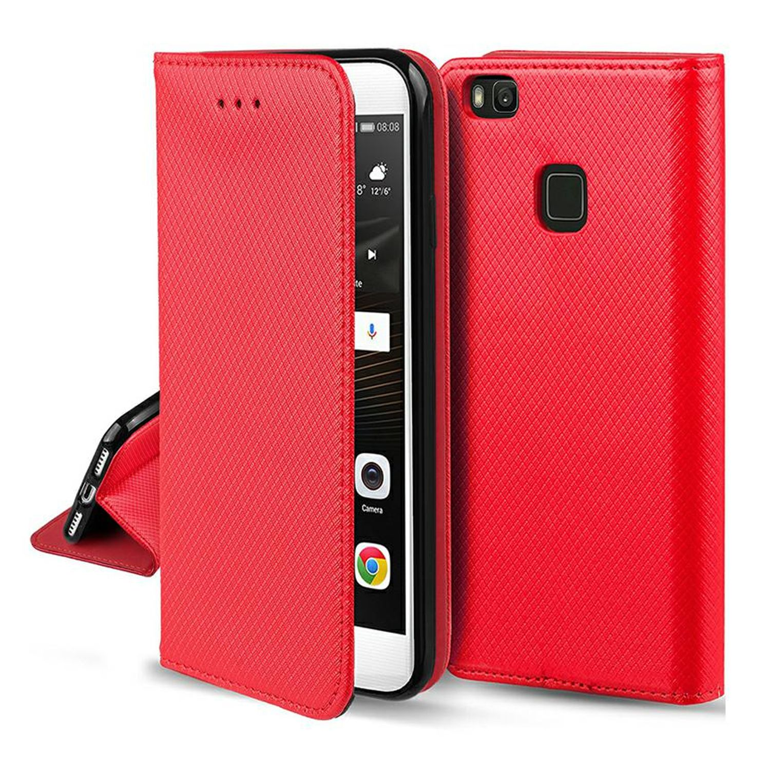 KÖNIG DESIGN Schutzhülle, Rot Samsung, Galaxy 5G, Bookcover, A13